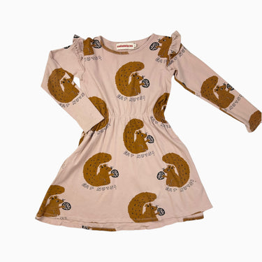 Robe saumon écureuil 10Y