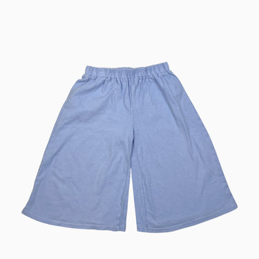 Pantalon bleu 'cropped' jambes larges 6Y