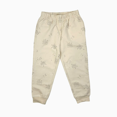 Jogger vanille 'dragons' 4-5Y