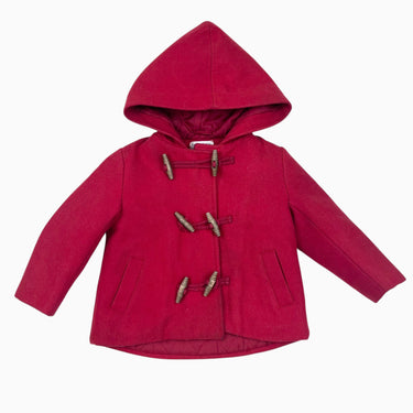 Manteau à capuchon rouge 2Y