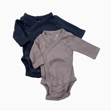 Duo de cache-couche anthracite et marron PRE