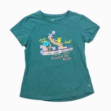 T-shirt vert 'pumped up Kicks' M 7-8Y