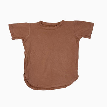 T-shirt latté en bambou et coton 1-3Y