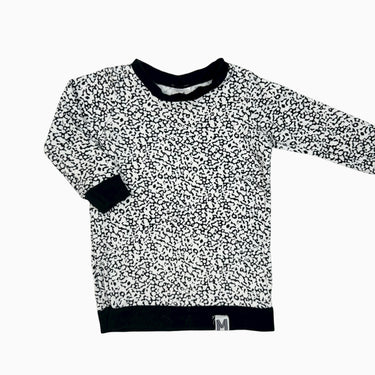 Chandail tâcheté blanc 18-24M