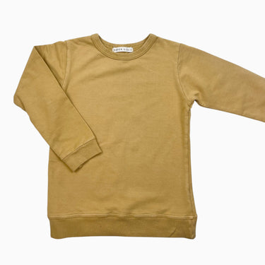 Pull ocre en rayonne de bambou et coton 5-6Y