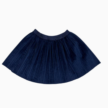 Jupe marine en velours 7Y