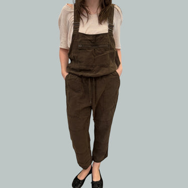 Salopette espresso 'Valletta' en lyocell pour femmes S