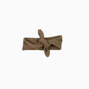 Bandeau latté en tissu gaufré texturé