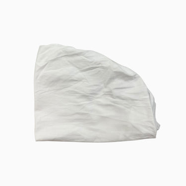 Drap contour pour tapis à langer ou berceau blanc en coton bio (bassinette or change pad size)