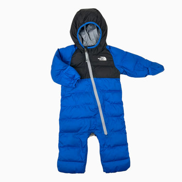 Combi convertible en duvet bleue et noire 3-6M