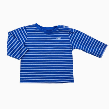 Chandail bleu à rayures 6M