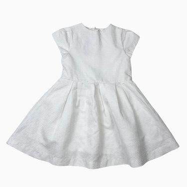 Robe blanche texturé 4Y