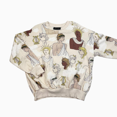 Pull vanille 'Dieux Grecques' 8-9Y