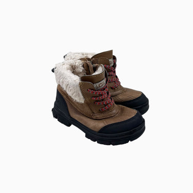 Botte en cuir marron et noir 11US