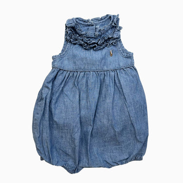 Barboteuse chambray 12M