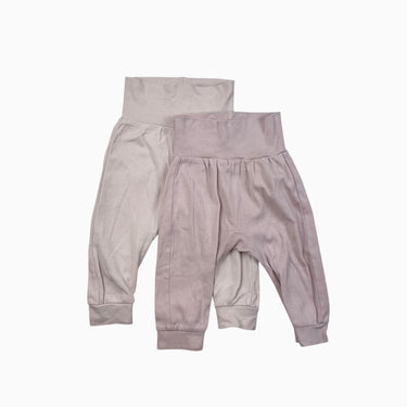 Duo de pantalons roses 6-9M