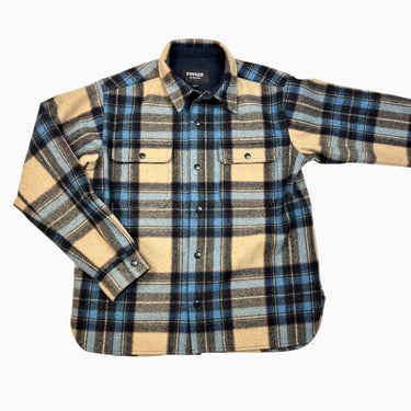 Surchemise en laine et poly à carreaux 10-11Y