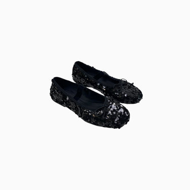 Ballerines noires paillettées 30EU