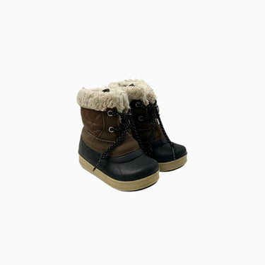 Bottes noisette et noires doublées 21-22EU