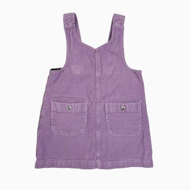 Robe jumper mauve en corduroy 2Y