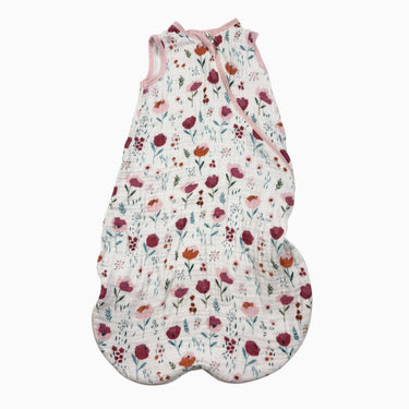 Gigoteuse en rayonne de bambou et coton fleuri 3-12M