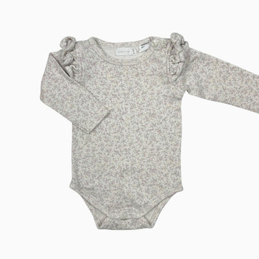 Cache-couche 'fleurs mauves' 6-12M