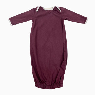 Dormeuse bordeau en coton bio 0-6M