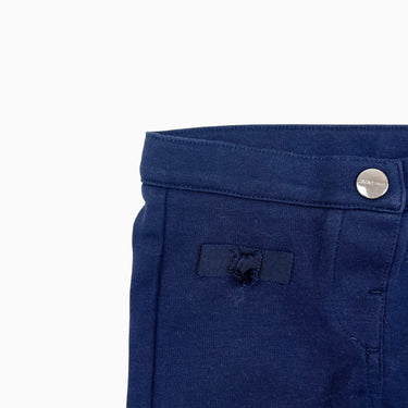 Pantalon marine avec noeud 6M