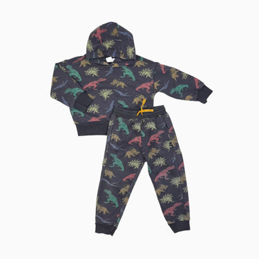 Ensemble de jogging gris 'dinosaures' 4Y