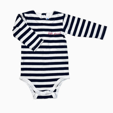 Cache-couche à rayures marine 'bébé jacadi' 1M