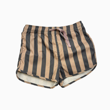 Maillot à rayures grises et beiges 4-5Y