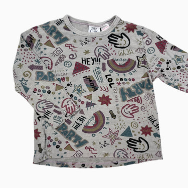 Chandail sauge 'Party' 18-24M