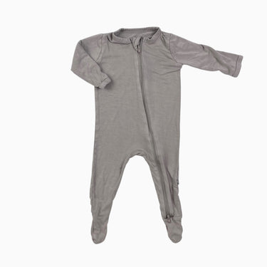 Pyjama taupe en bambou et spandex 3-6M