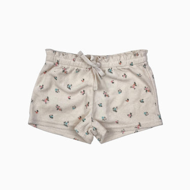 Short vanille fleuri en ratine 12-18M