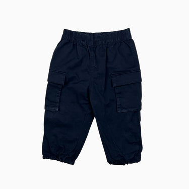 Pantalon 'cargo' marine profond 9-12M