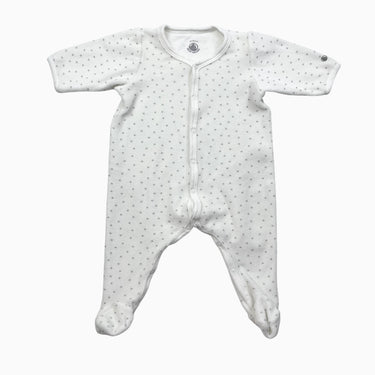 Pyjama en velours point gris 3M