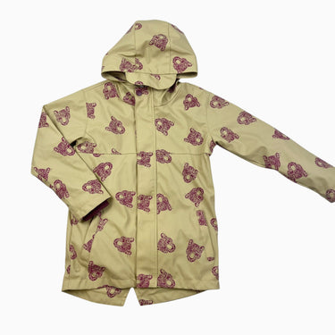Manteau de pluie jaune 'guépards' 6Y