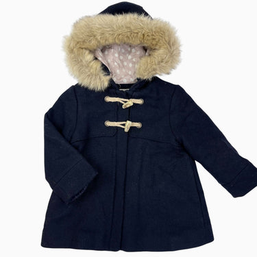 Manteau marine profond 4-5Y