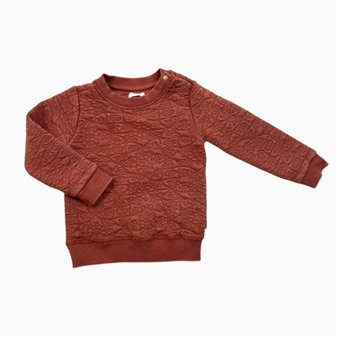 Pull rouille matelassé 9-12M