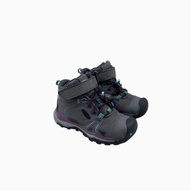 Bottines grises, aqua et raisin 9US