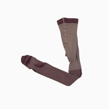 Bas collant latté à rayures 12CM 12-18M