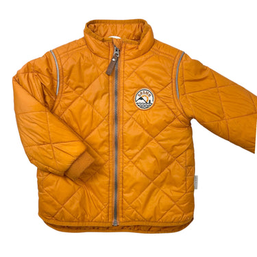 Manteau orange mi-saison matelassé 18-24M