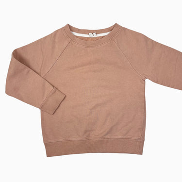Pull saumon en coton bio 3-4Y