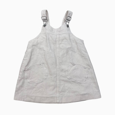 Robe jumper vanille en corduroy 36M