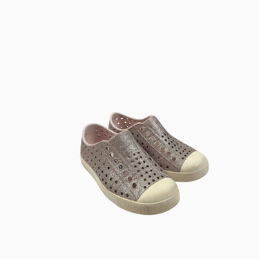 Sandales 'Jefferson' roses argentées paillettées 9US