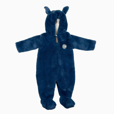 Combi teal en peluche 6-9M