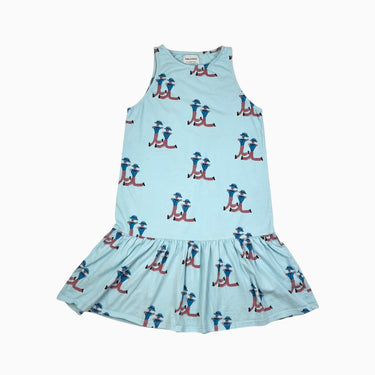 Robe aqua 'bonhommes' 12-13Y