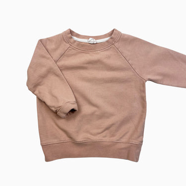 Pull saumon en coton bio 18-24M