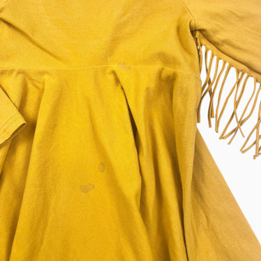 Robe ocre avec franges 5Y