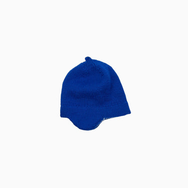 Tuque bleue en tricot 0-3M